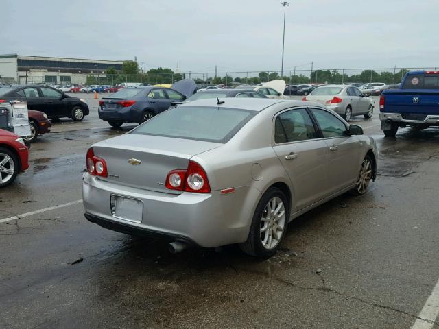 1G1ZK57728F222607 - 2008 CHEVROLET MALIBU LTZ 银色 照片 4