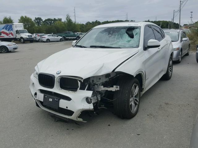 5UXKU6C50F0F93750 - 2015 BMW X6 XDRIVE5 WHITE photo 2