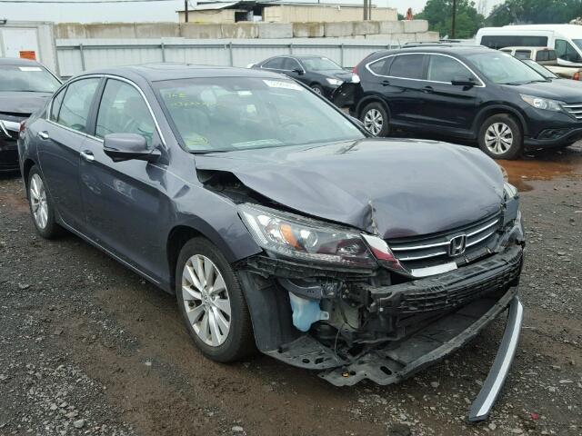 1HGCR2F87DA138194 - 2013 HONDA ACCORD EXL GRAY photo 1