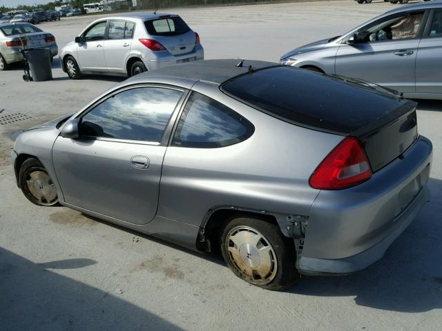 JHMZE1351YT004668 - 2000 HONDA INSIGHT SILVER photo 3