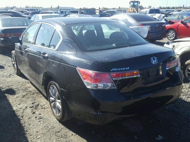 1HGCP2F77CA184636 - 2012 HONDA ACCORD EX BLACK photo 3