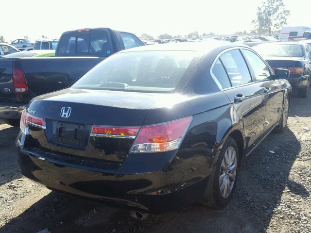 1HGCP2F77CA184636 - 2012 HONDA ACCORD EX BLACK photo 4