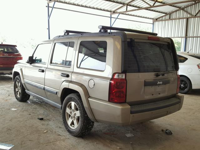 1J8HH48N66C175954 - 2006 JEEP COMMANDER GOLD photo 3