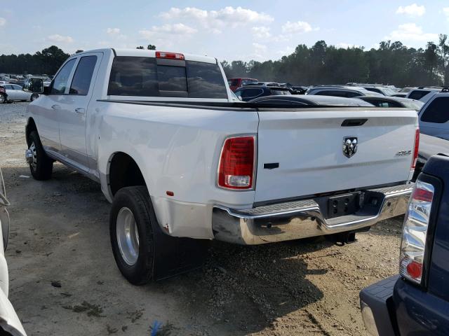 3C63RRJL1EG197917 - 2014 RAM 3500 LARAM WHITE photo 3