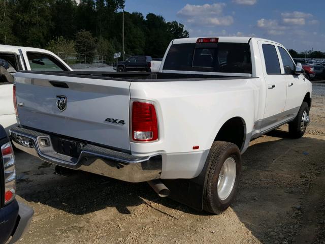 3C63RRJL1EG197917 - 2014 RAM 3500 LARAM WHITE photo 4