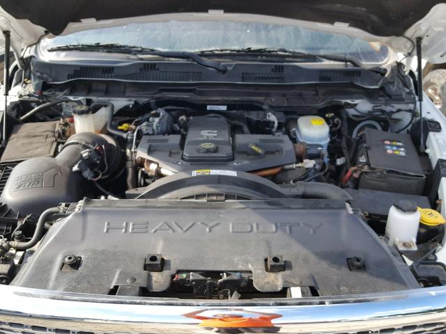 3C63RRJL1EG197917 - 2014 RAM 3500 LARAM WHITE photo 7