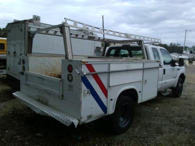 1FDXX46P04EB25719 - 2004 FORD F450 SUPER WHITE photo 4