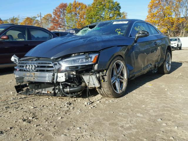 WAUR4AF54JA002721 - 2018 AUDI S5 PRESTIG GRAY photo 2