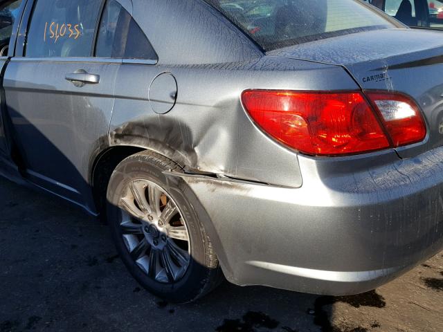 1C3CC5FB7AN223509 - 2010 CHRYSLER SEBRING LI GRAY photo 9