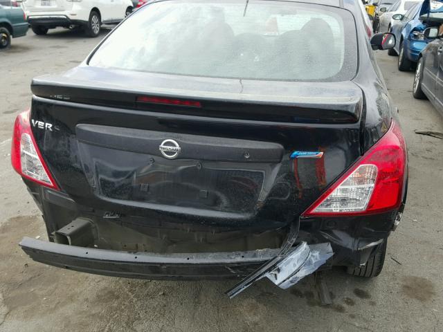 3N1CN7APXEL842229 - 2014 NISSAN VERSA S BLACK photo 9