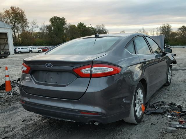 3FA6P0G72GR296986 - 2016 FORD FUSION S CHARCOAL photo 4