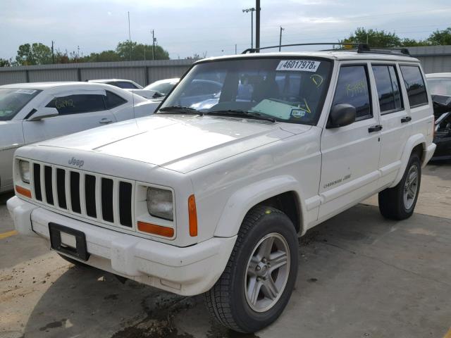 1J4FT58S6YL200695 - 2000 JEEP CHEROKEE C WHITE photo 2