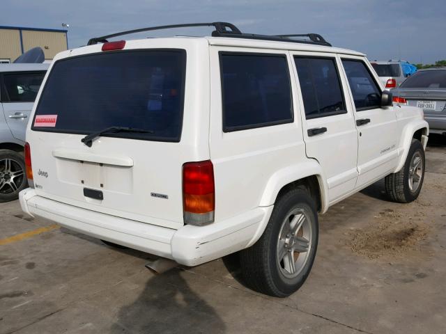 1J4FT58S6YL200695 - 2000 JEEP CHEROKEE C WHITE photo 4