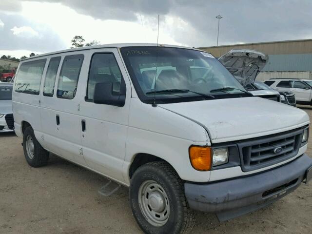 1FMRE11W26DA04386 - 2006 FORD ECONOLINE WHITE photo 1