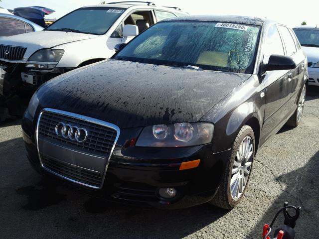 WAUNF78P37A191798 - 2007 AUDI A3 2.0 PRE BLACK photo 2