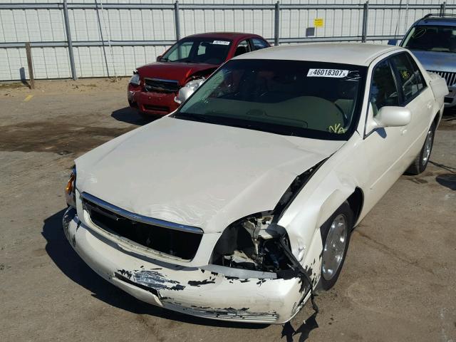 1G6KE54Y62U192725 - 2002 CADILLAC DEVILLE DH WHITE photo 2