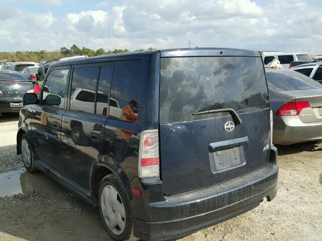 JTLKT324240150591 - 2004 TOYOTA SCION XB BLUE photo 3