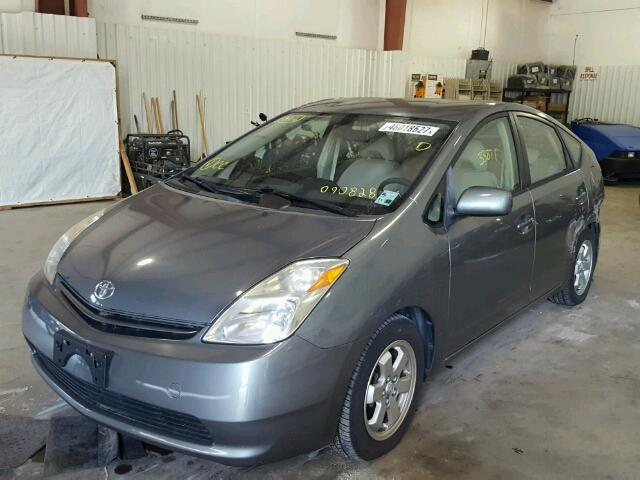 JTDKB20U853090828 - 2005 TOYOTA PRIUS GRAY photo 2