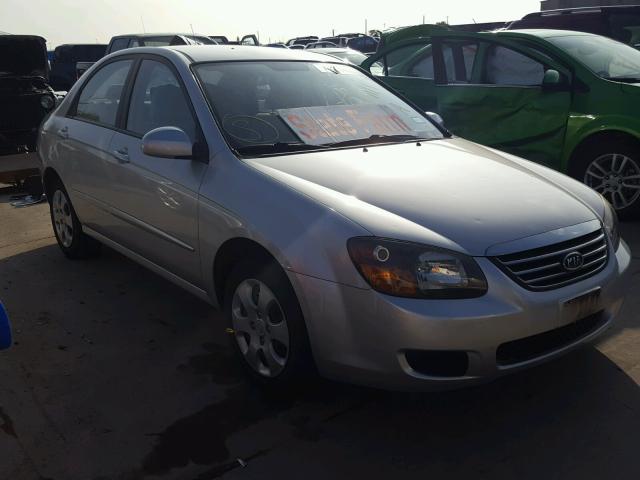 KNAFE221195631110 - 2009 KIA SPECTRA SILVER photo 1