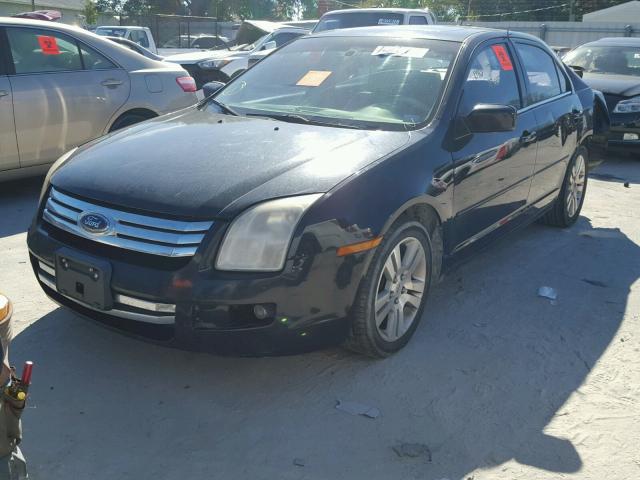 3FAHP08157R217958 - 2007 FORD FUSION SEL BLACK photo 2