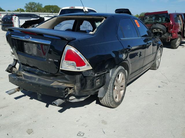 3FAHP08157R217958 - 2007 FORD FUSION SEL BLACK photo 4