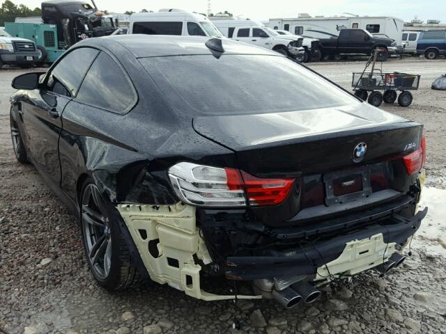 WBS3R9C52FK333806 - 2015 BMW M4 BLACK photo 3