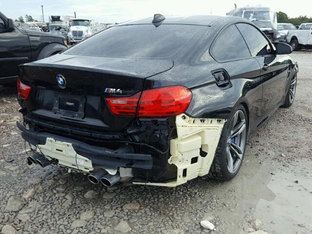 WBS3R9C52FK333806 - 2015 BMW M4 BLACK photo 4