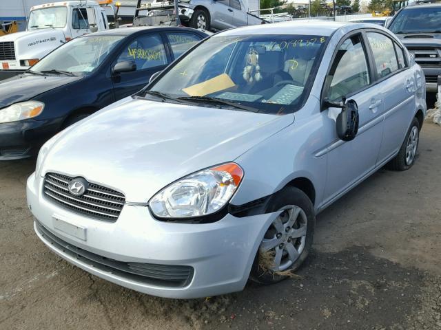 KMHCN4AC4AU484789 - 2010 HYUNDAI ACCENT GLS SILVER photo 2