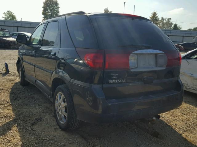 3G5DA03E15S556685 - 2005 BUICK RENDEZVOUS BLACK photo 3