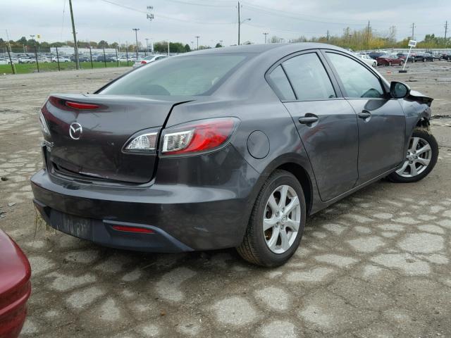 JM1BL1SF6A1261491 - 2010 MAZDA 3 I GRAY photo 4