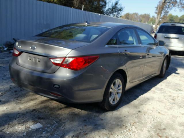 5NPEB4AC4DH759694 - 2013 HYUNDAI SONATA GLS GRAY photo 4