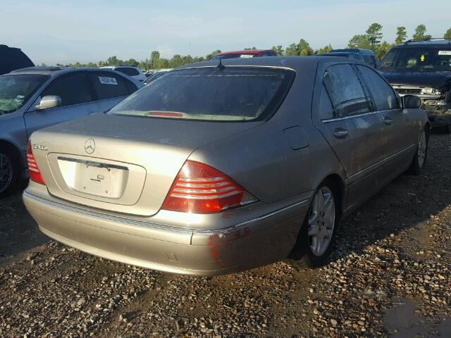 WDBNG70J53A322486 - 2003 MERCEDES-BENZ S 430 GOLD photo 4