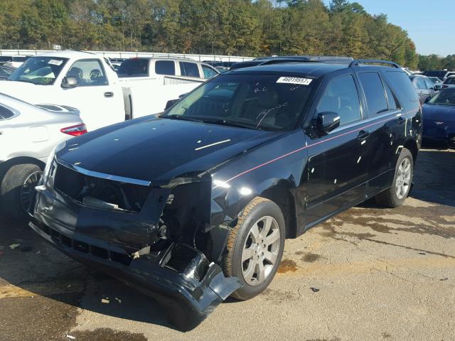 1GYEE637580104038 - 2008 CADILLAC SRX BLACK photo 2