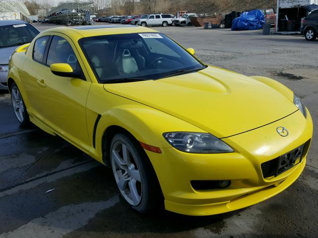 JM1FE17N940108660 - 2004 MAZDA RX8 YELLOW photo 1