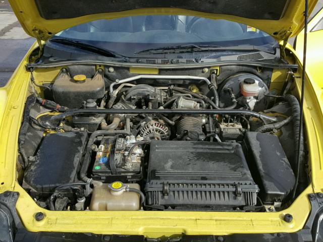 JM1FE17N940108660 - 2004 MAZDA RX8 YELLOW photo 7