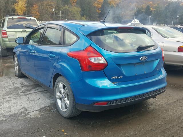 1FADP3K25DL122411 - 2013 FORD FOCUS SE BLUE photo 3