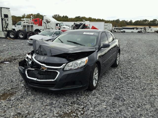 1G11C5SL5EF125007 - 2014 CHEVROLET MALIBU 1LT BLACK photo 2