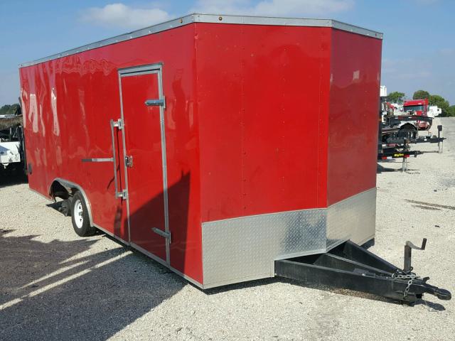 7GG1E202XJW003937 - 2018 CABIN TRAILER TRAILER RED photo 1