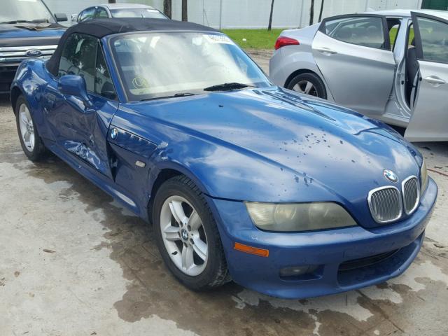 WBACN33471LK49584 - 2001 BMW Z3 2.5 BLUE photo 1