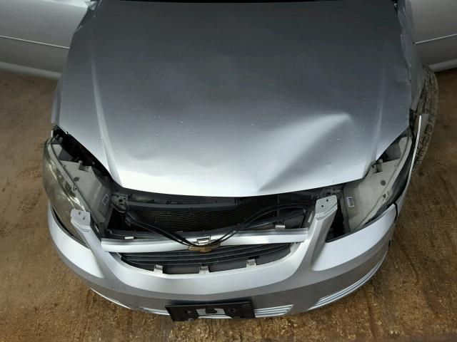 1G1AD5F52A7172590 - 2010 CHEVROLET COBALT 1LT SILVER photo 7