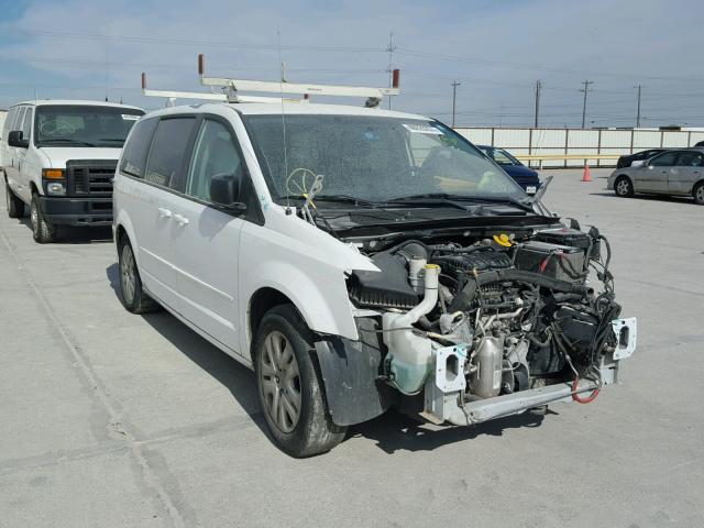 2C4RDGBG7GR322794 - 2016 DODGE GRAND CARA WHITE photo 1