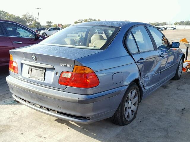 WBAAV33481FU92570 - 2001 BMW 325 I BLUE photo 4