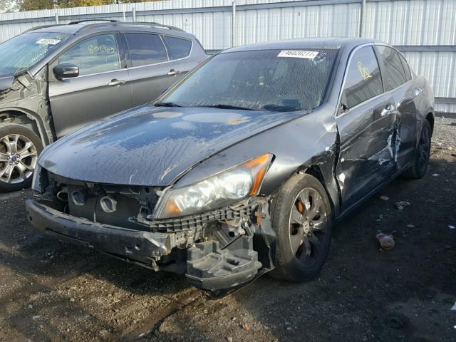 1HGCP36858A006729 - 2008 HONDA ACCORD EXL GRAY photo 2