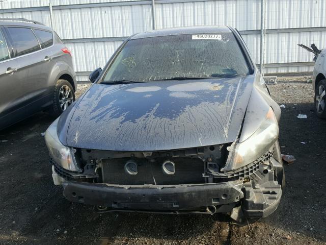 1HGCP36858A006729 - 2008 HONDA ACCORD EXL GRAY photo 9