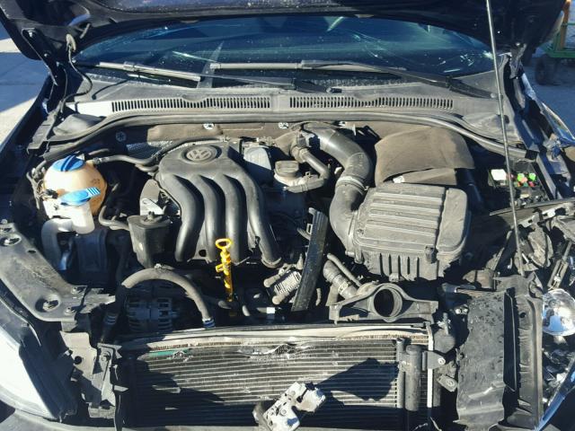 3VW2K7AJ6DM259921 - 2013 VOLKSWAGEN JETTA BASE BLUE photo 7