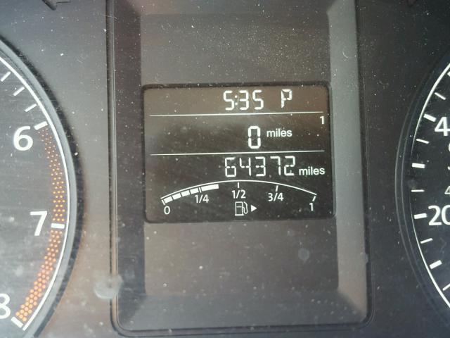 3VW2K7AJ6DM259921 - 2013 VOLKSWAGEN JETTA BASE BLUE photo 8