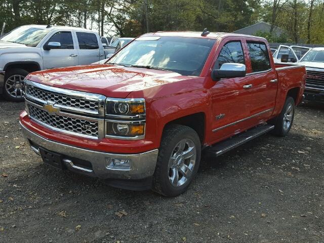 3GCPCSECXFG231044 - 2015 CHEVROLET SILVERADO RED photo 2