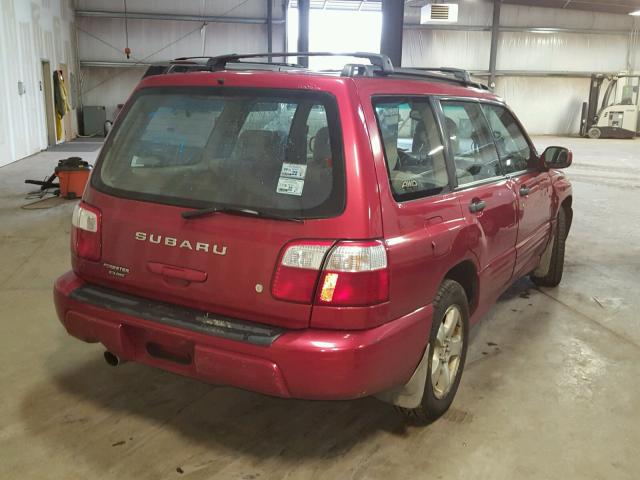 JF1SF65672H740534 - 2002 SUBARU FORESTER S 栗色 照片 4