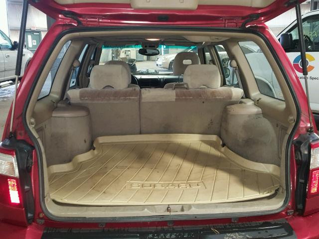 JF1SF65672H740534 - 2002 SUBARU FORESTER S 栗色 照片 9