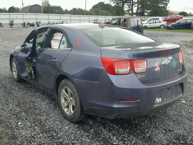 1G11C5SA4DF337698 - 2013 CHEVROLET MALIBU 1LT BLUE photo 3